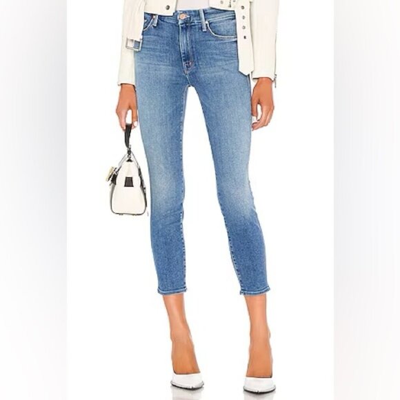 MOTHER The Looker Crop Jean in Hey Sun size 29